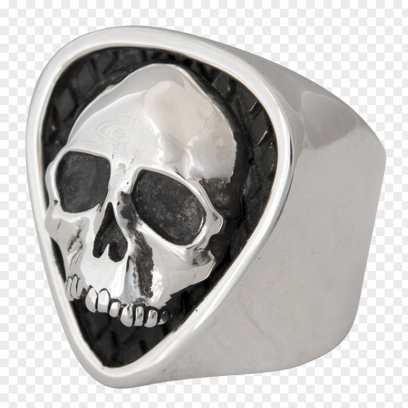 Silver Skull Body Jewellery PNG