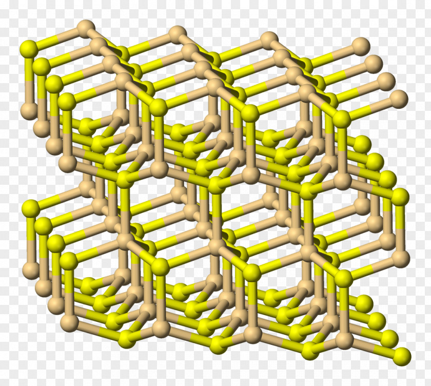 Varied Cadmium Sulfide Greenockite Crystal Structure Wurtzite PNG
