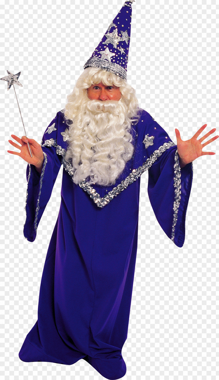 Wizard Costume Party Halloween Clothing PNG
