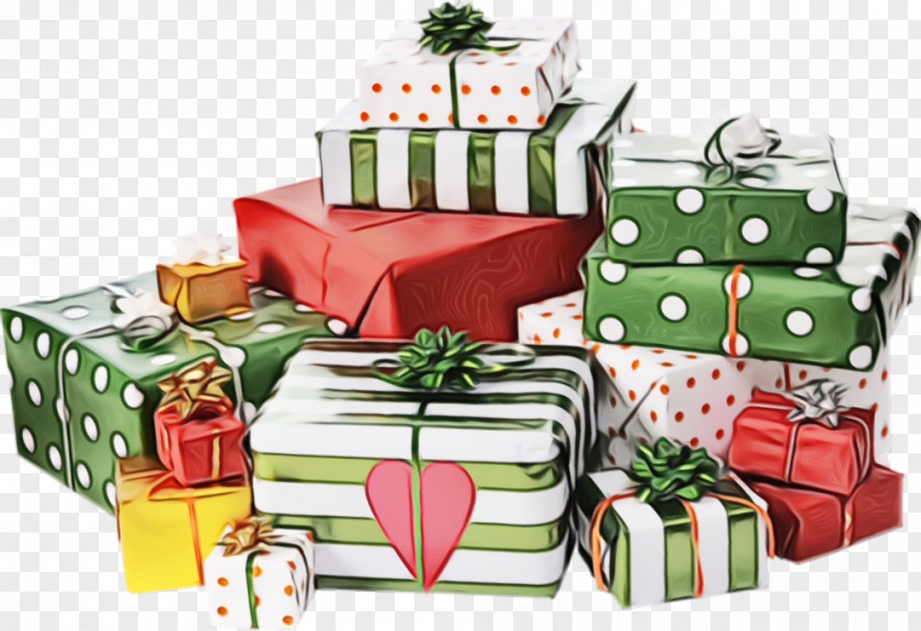 Christmas Eve Gift Wrapping Present PNG