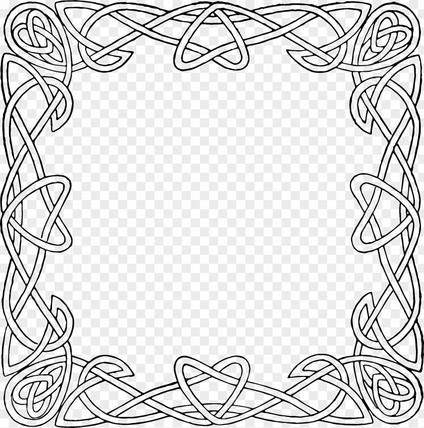 Frame Ornament Celtic Knot Frames And Borders Clip Art PNG