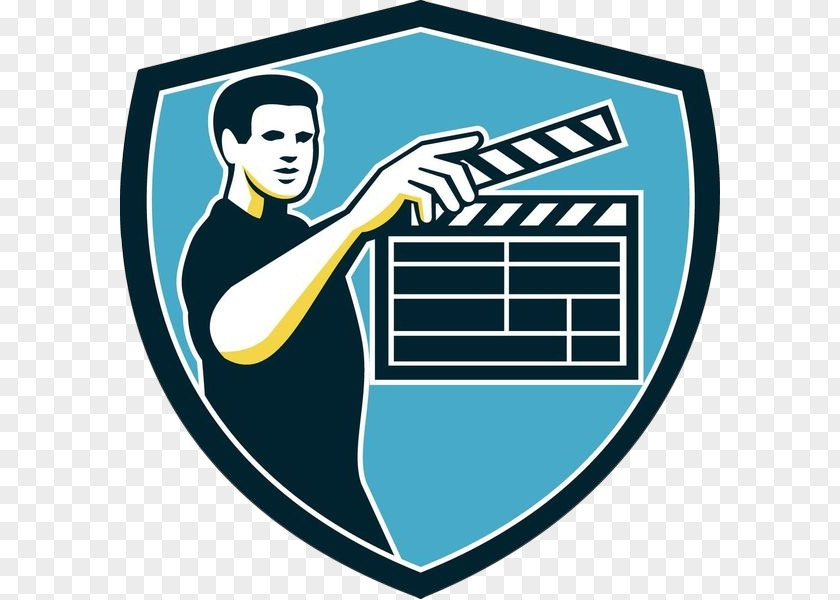 With The Log Card Retro Shield Staff Clapperboard Movie Camera Film Operator PNG