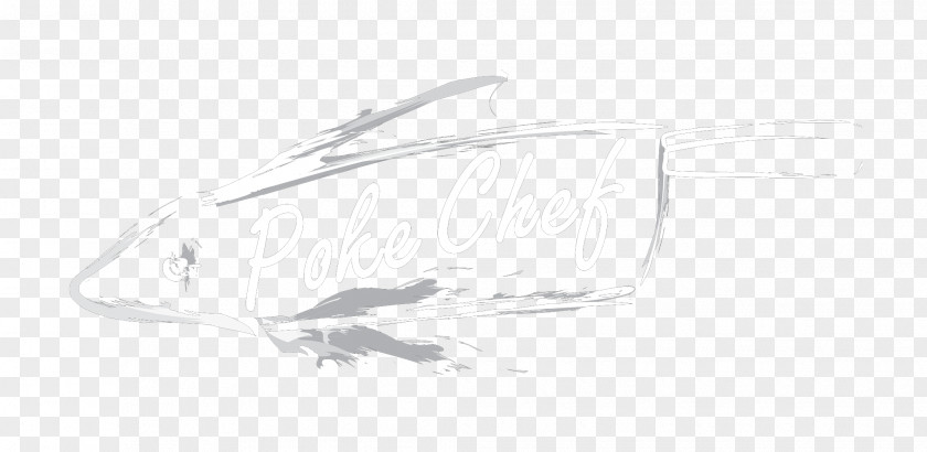 Yellowfin Tuna Goggles Line Art Drawing White PNG