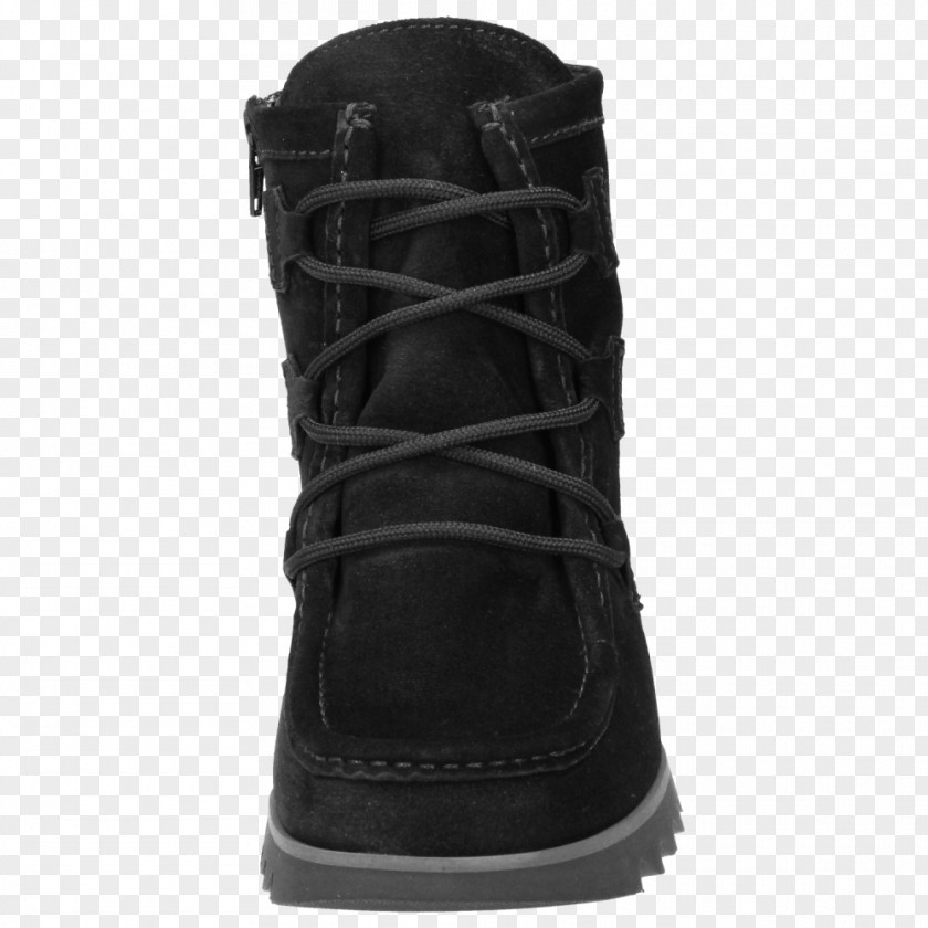 Boot Snow Shoe Suede Black PNG