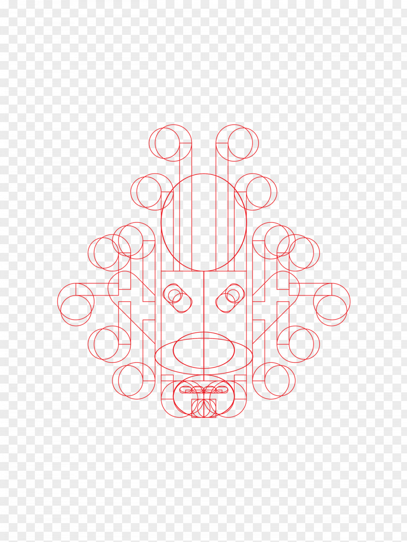 Design Logo Pink M Pattern PNG