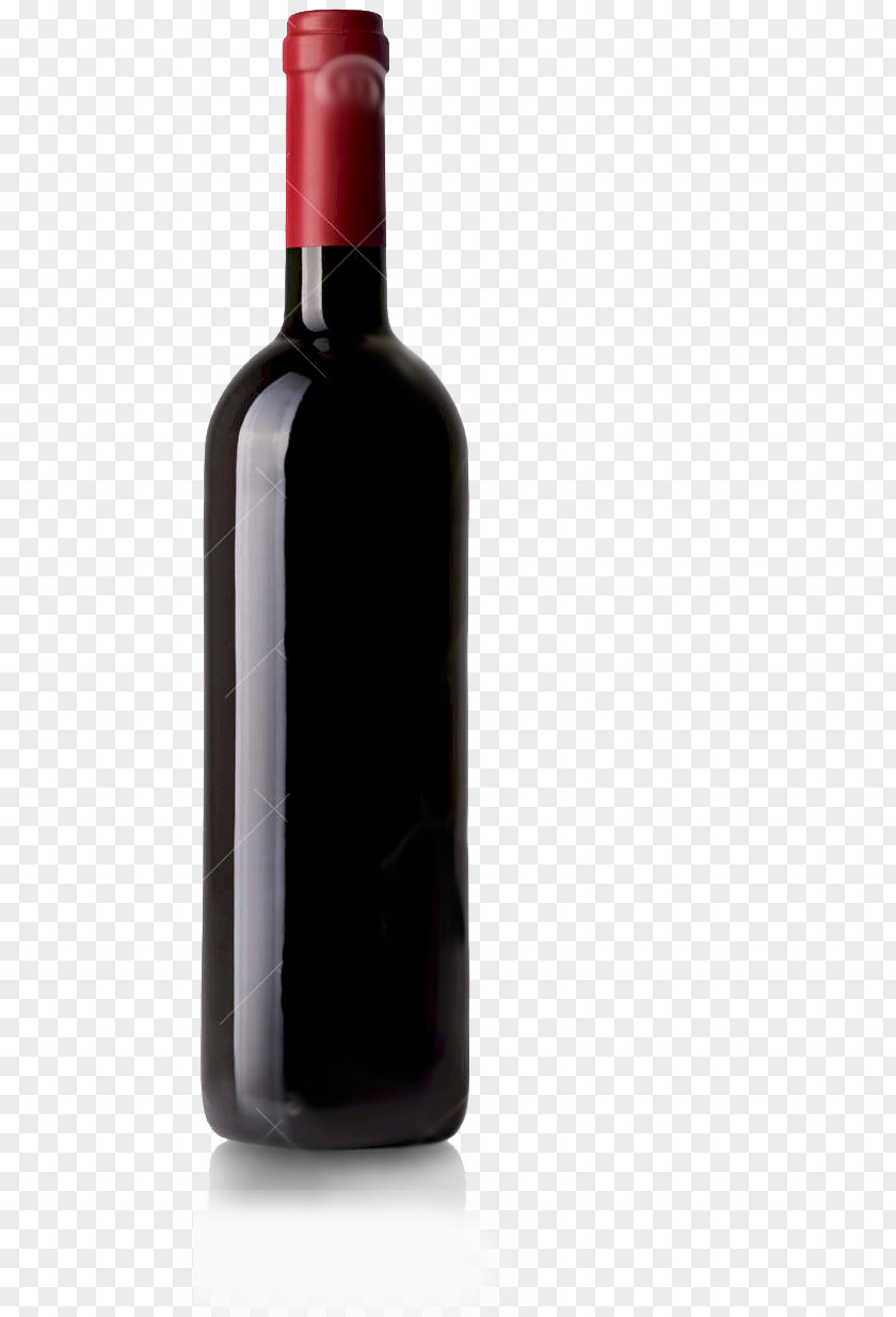 Glass Bottle Cartoon Red Wine Dessert Liqueur PNG