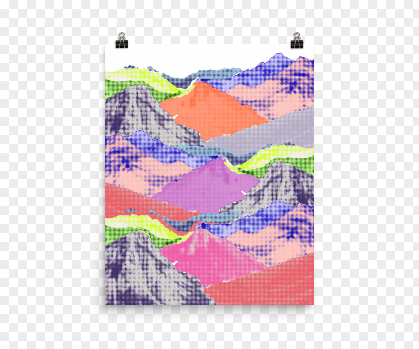 Poster Mockup Geology Phenomenon PNG