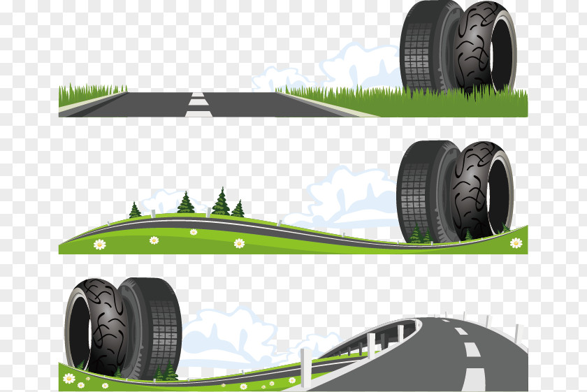 Road Tire Vector Image Royalty-free Clip Art PNG