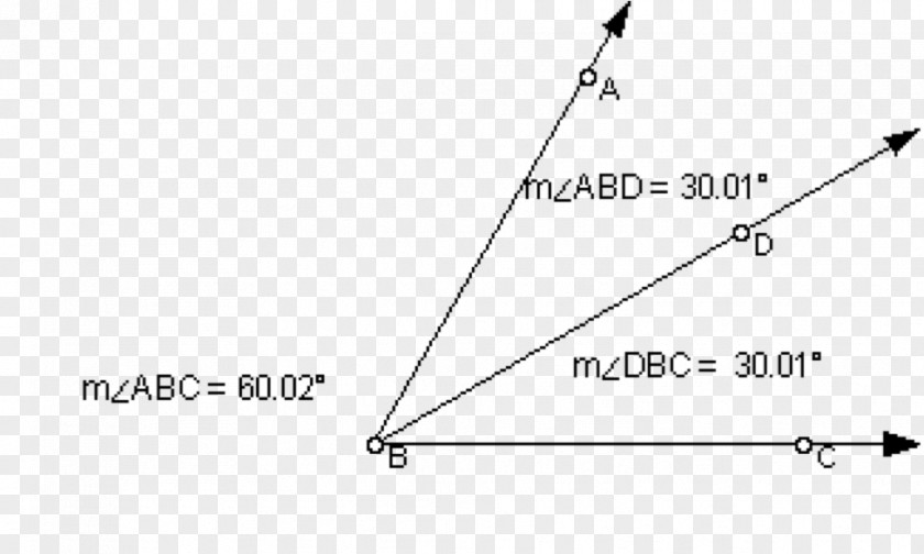 Triangle Angle Bisector Theorem Point Bisection PNG
