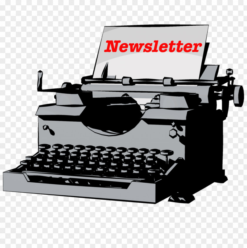 Typewriter Newsletter Author Copywriting Email Click-through Rate PNG