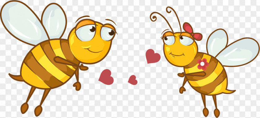 Vector Bee Honey Drawing Euclidean PNG