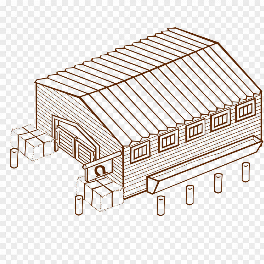 Building Stable Clip Art PNG