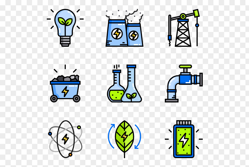 New Energy Diagram Clip Art PNG