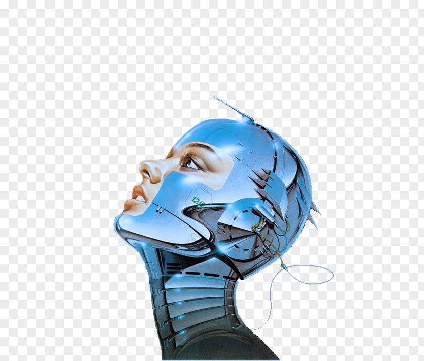 Robot Gynoids Illustrator Art Airbrush PNG