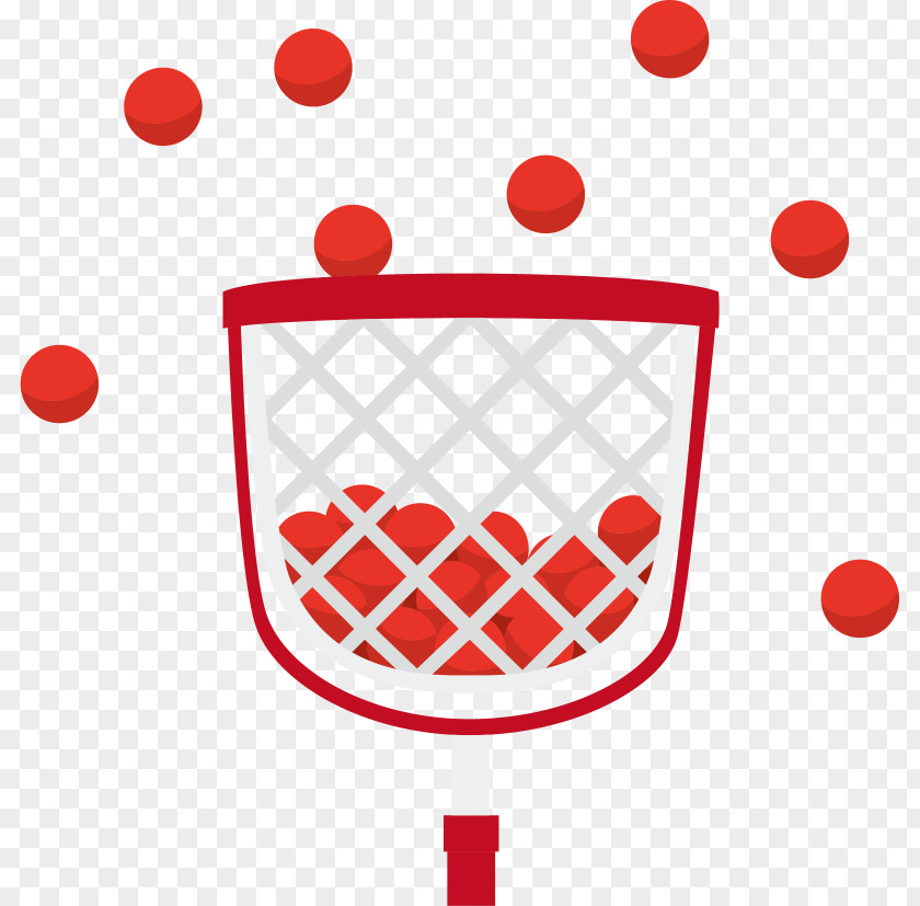 School Fest Sports Day Basket Red PNG