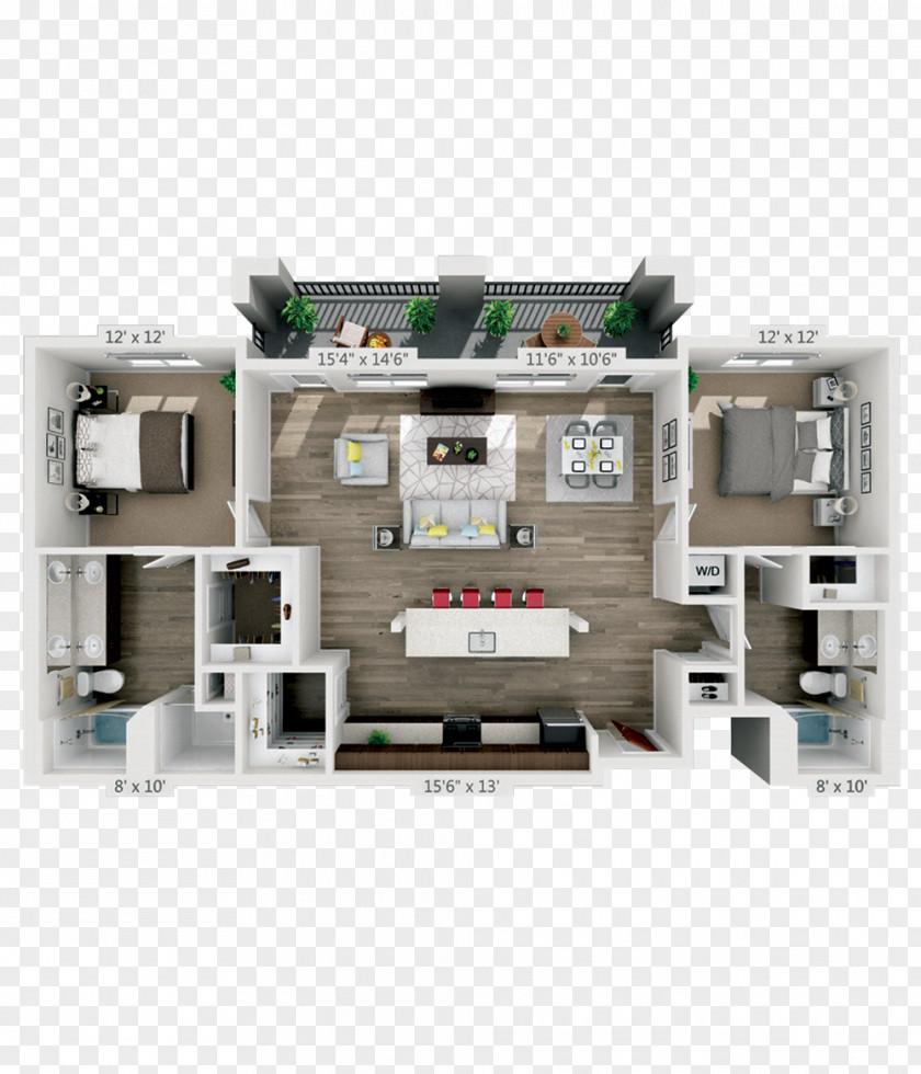 Apartment 4th West Apartments Floor Plan House PNG