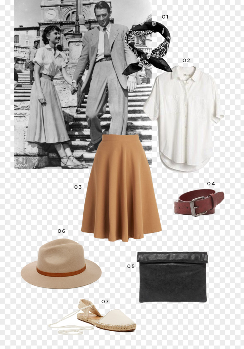 Audrey Hepburn Fashion Female Clothing Dress Shirt PNG