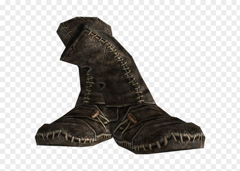 Boot The Elder Scrolls V: Skyrim – Dragonborn Snow Cowboy Clothing PNG