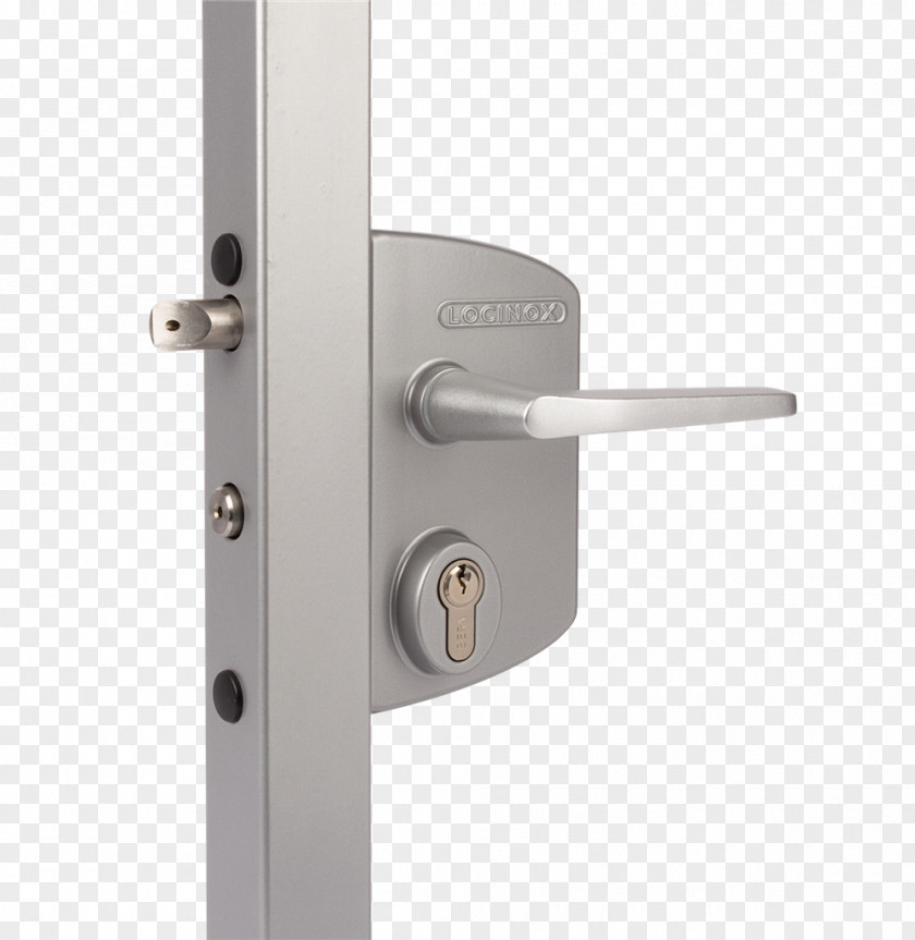 Bullet Holes Lock Latch Industry Chain-link Fencing Gate PNG