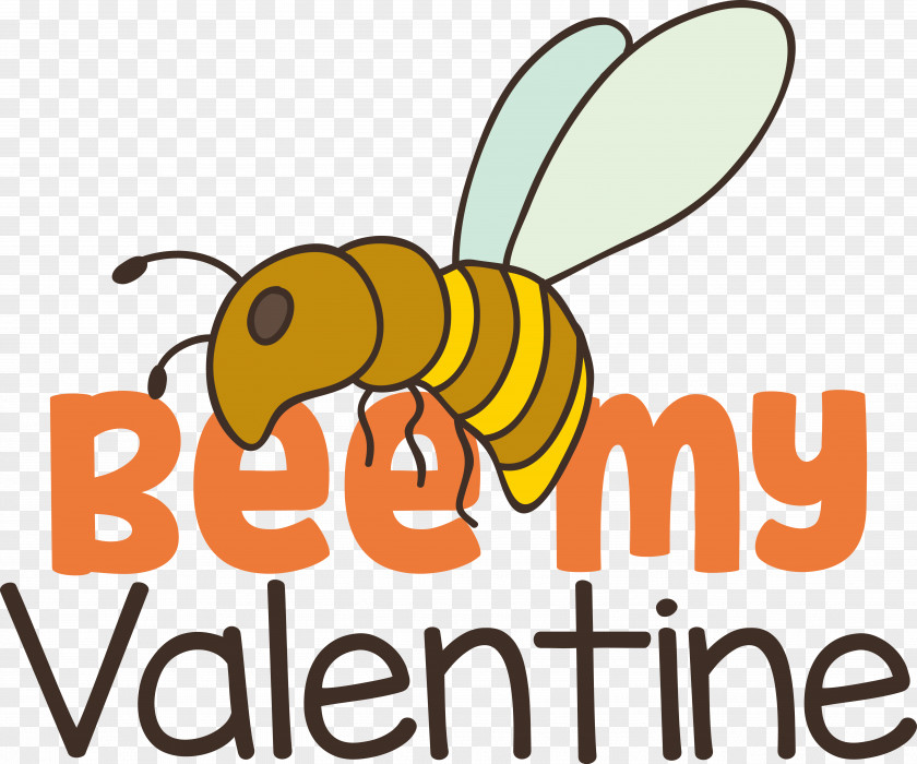 Honey Bee Insects Bees Logo Cartoon PNG