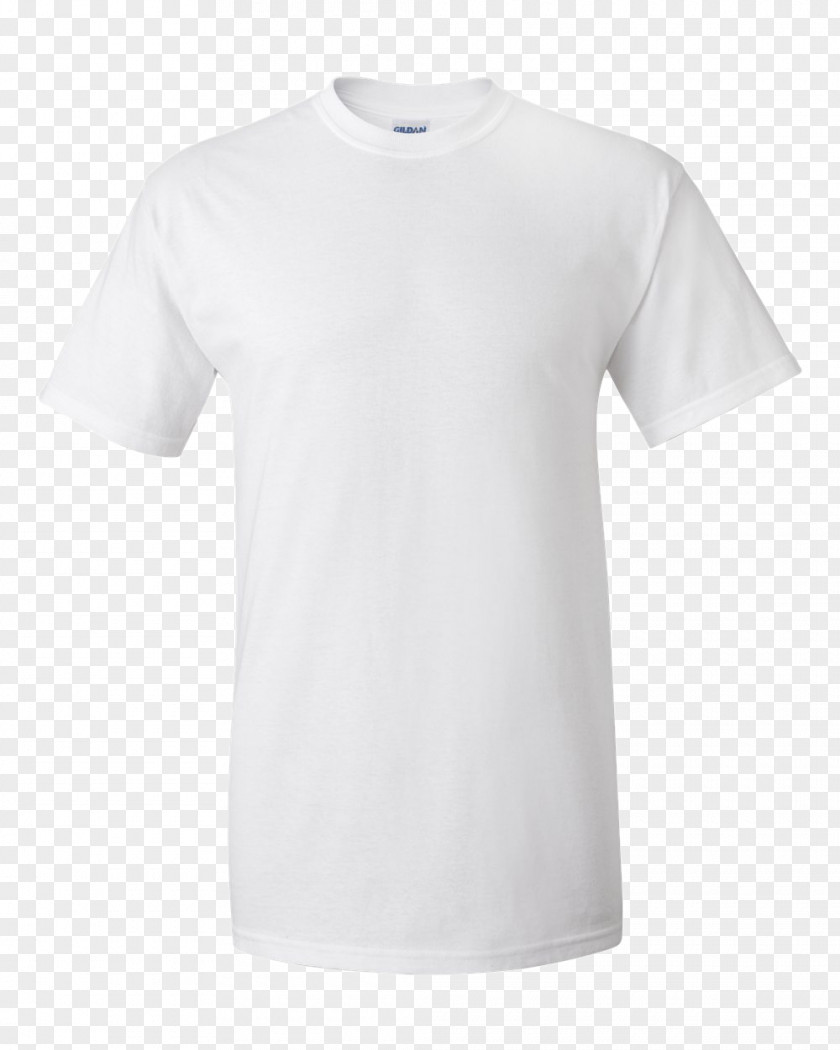 T-shirt Long-sleeved Gildan Activewear White PNG