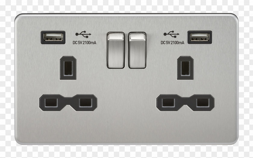 USB Battery Charger AC Power Plugs And Sockets Electrical Switches Wires & Cable PNG