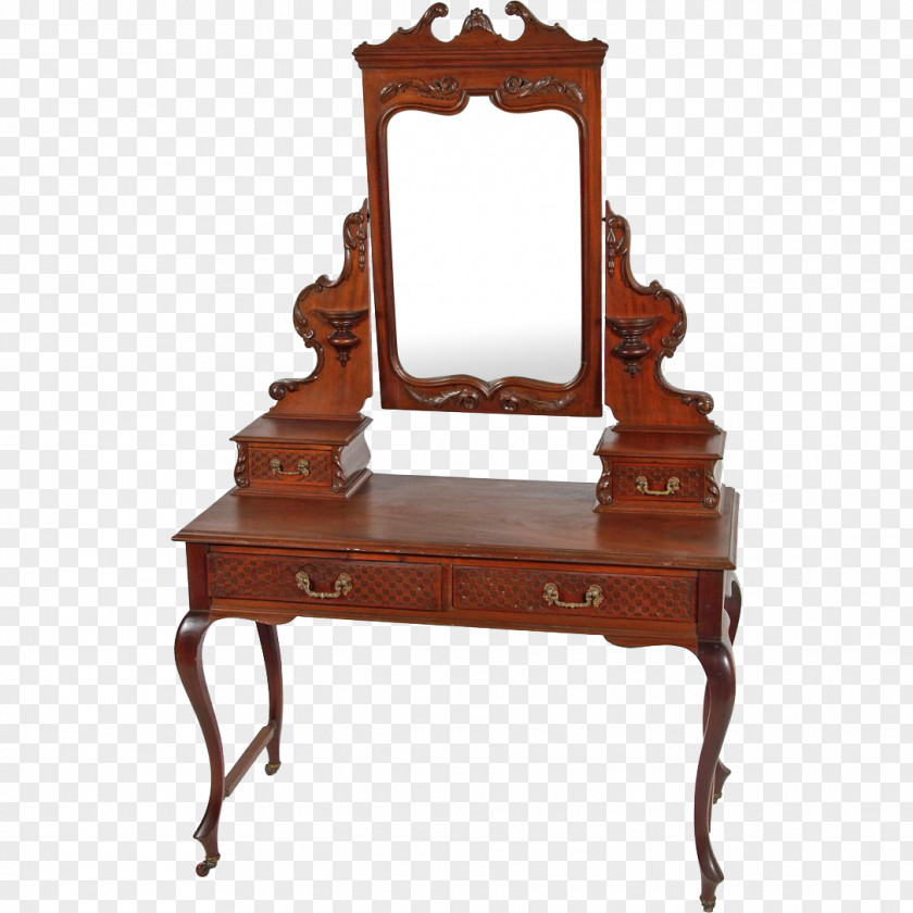 Vanity Table Antique Lowboy Furniture PNG