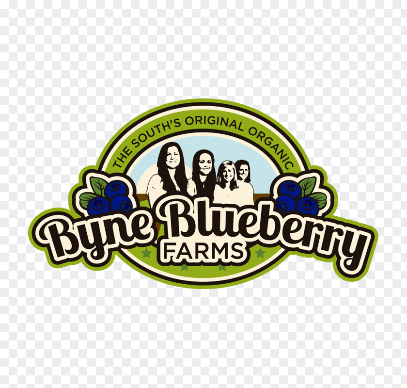 Blueberries Logo Brand Label Font PNG