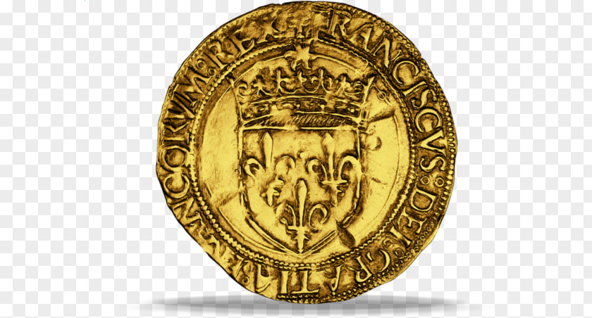 Coin Gold Medal Bronze Brass PNG