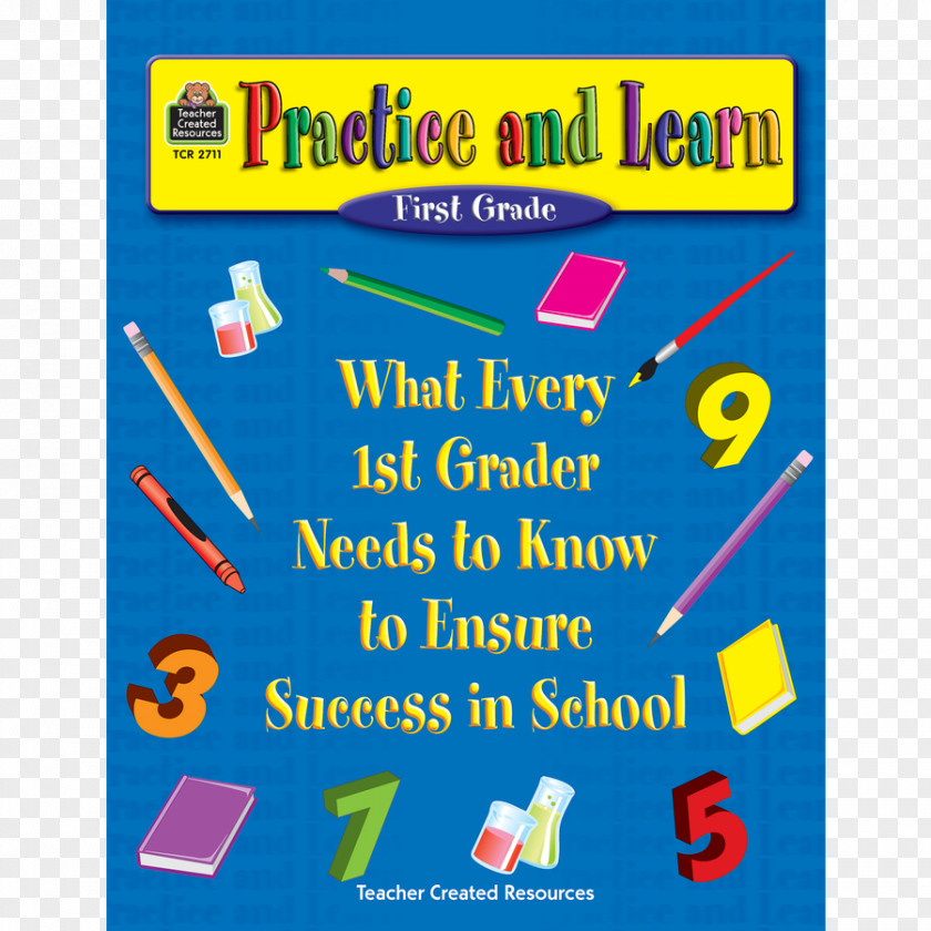 Cover Material Practice And Learn: 1st Grade First Teacher School Worksheet PNG