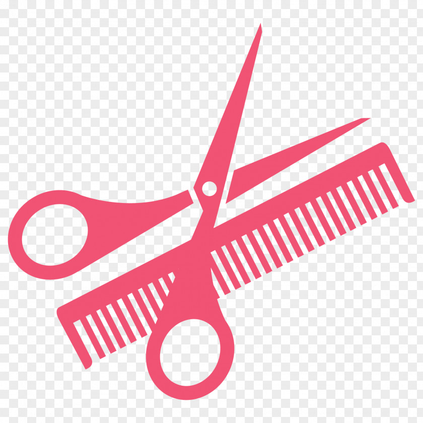 Hairdressing Comb Scissors Clip Art PNG