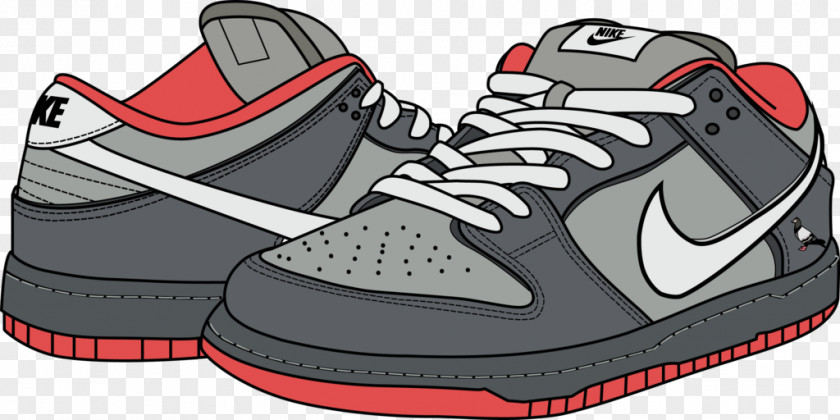 Low Vector Sneakers Shoe Nike Dunk Skateboarding PNG