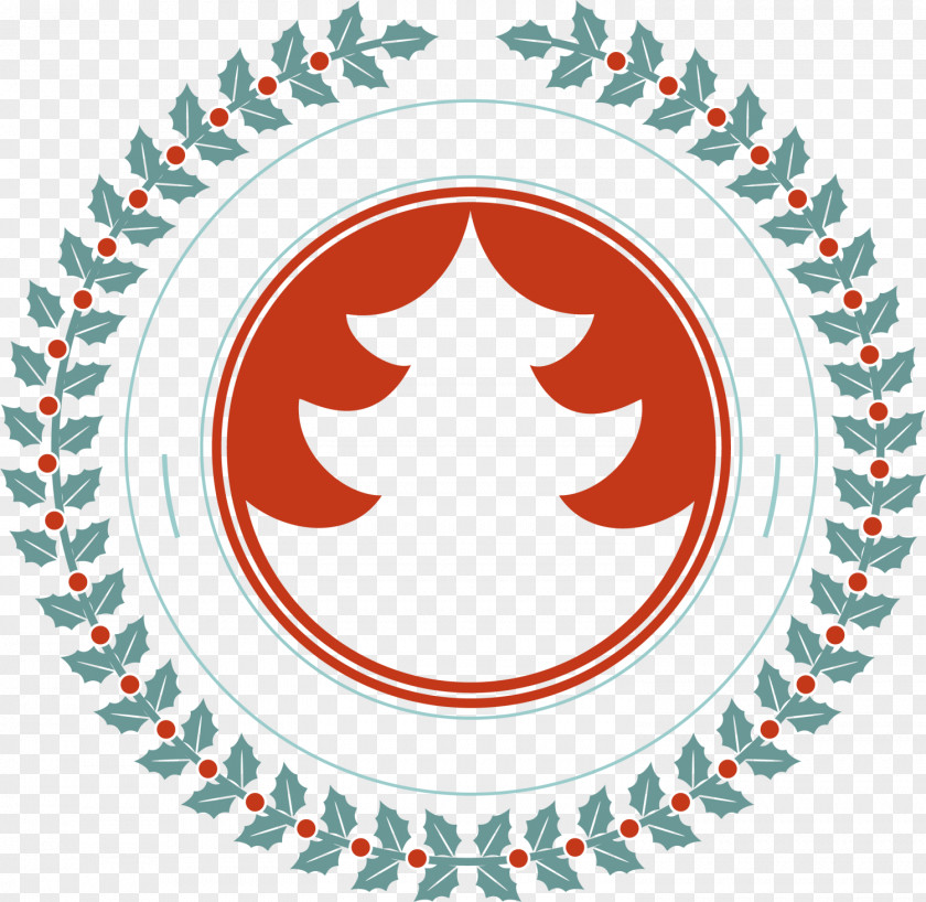 Red Christmas Tree Badge University Of Maine Student Higher Education College Academic Degree PNG