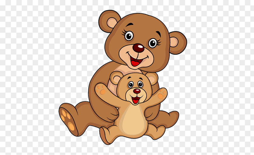 Bear Hug Mother Drawing PNG