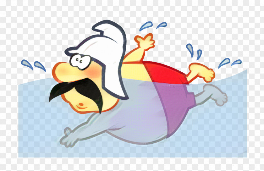 Penguin Flightless Bird Swimming Cartoon PNG