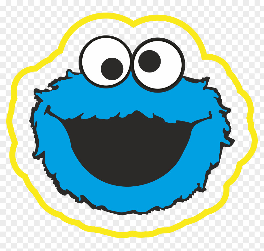 Sticker Smiley Sesame Street PNG