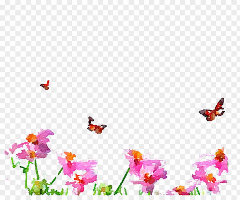 Watercolor Butterfly Painting Drawing PNG