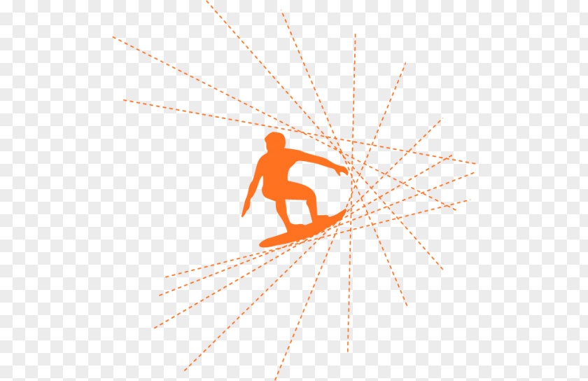 Orange Geometry Logo Desktop Wallpaper PNG
