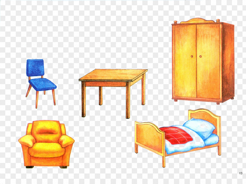 Table Furniture Chair Bookcase Armoires & Wardrobes PNG