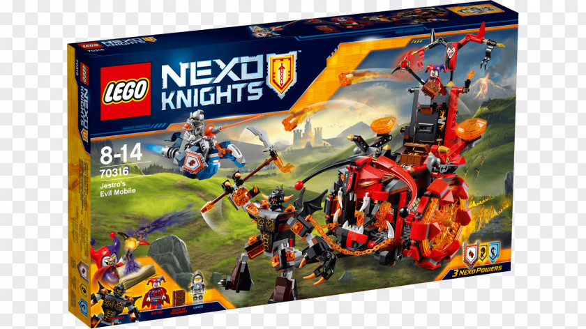 Toy LEGO 70316 NEXO KNIGHTS Jestro's Evil Mobile 70323 Volcano Lair Construction Set Lego Marvel Super Heroes PNG