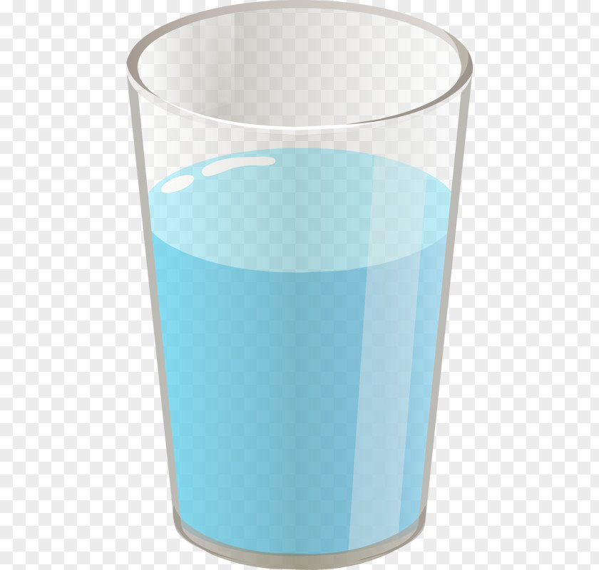 A Cup Of Water Glass Blue Turquoise Plastic PNG