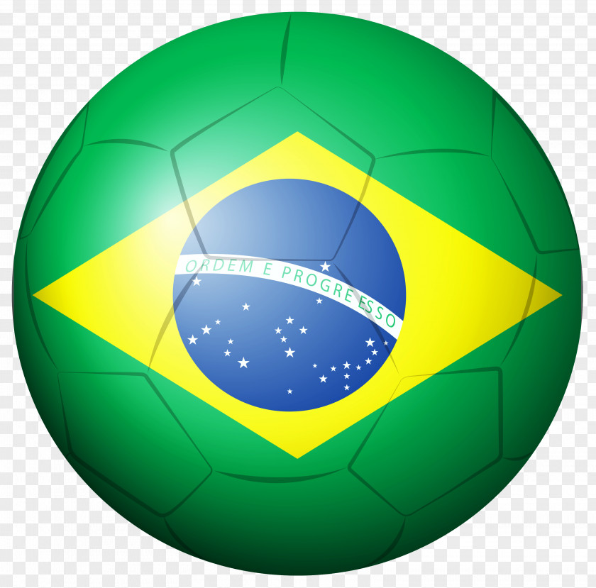 Brazil Soccer Ball Clipart Picture National Football Team 2014 FIFA World Cup PNG