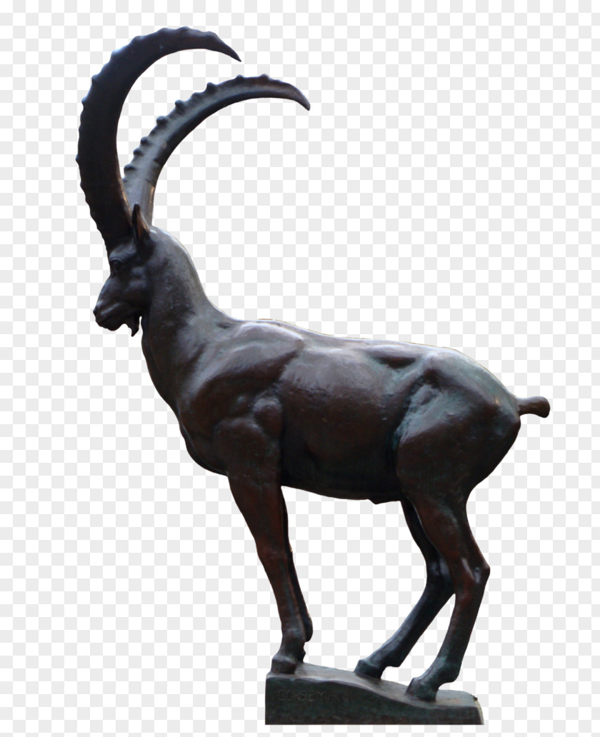 Capricorn Goat Statue Animal PNG
