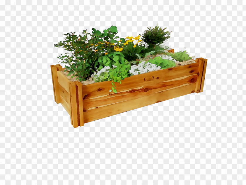 Flower Rectangle Herb Table PNG