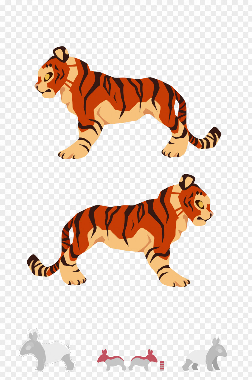 Tiger Cat Animal Wildlife PNG