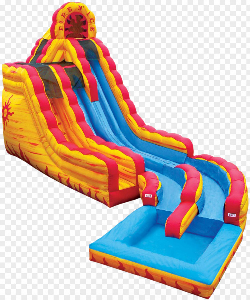 Water Slide Inflatable Playground Park PNG