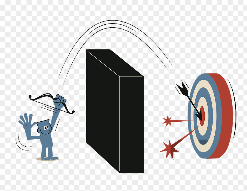 Inside The Wall, A Broken Arrow Struck Out On Target Drawing Illustration PNG