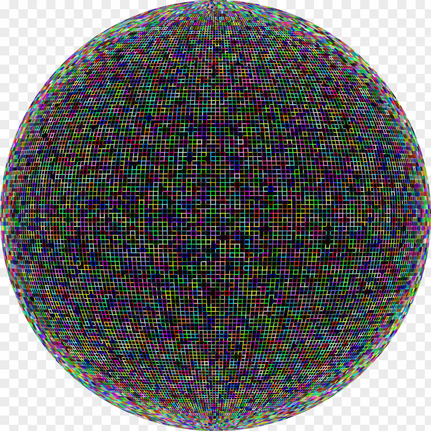Sphere Symmetry Circle Pattern PNG