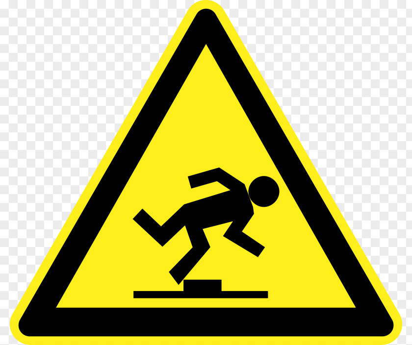 Signs Warning Sign Hazard Symbol Falling Clip Art PNG