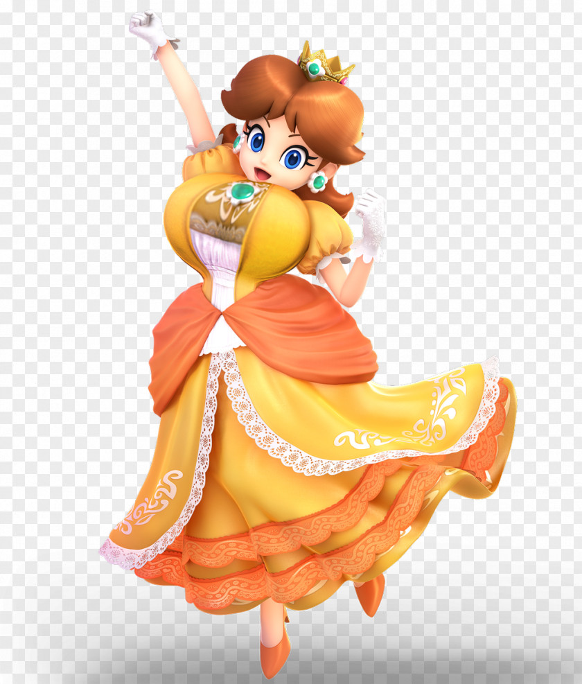 Daisy Super Smash Bros.™ Ultimate Princess Peach Bros. For Nintendo 3DS And Wii U PNG
